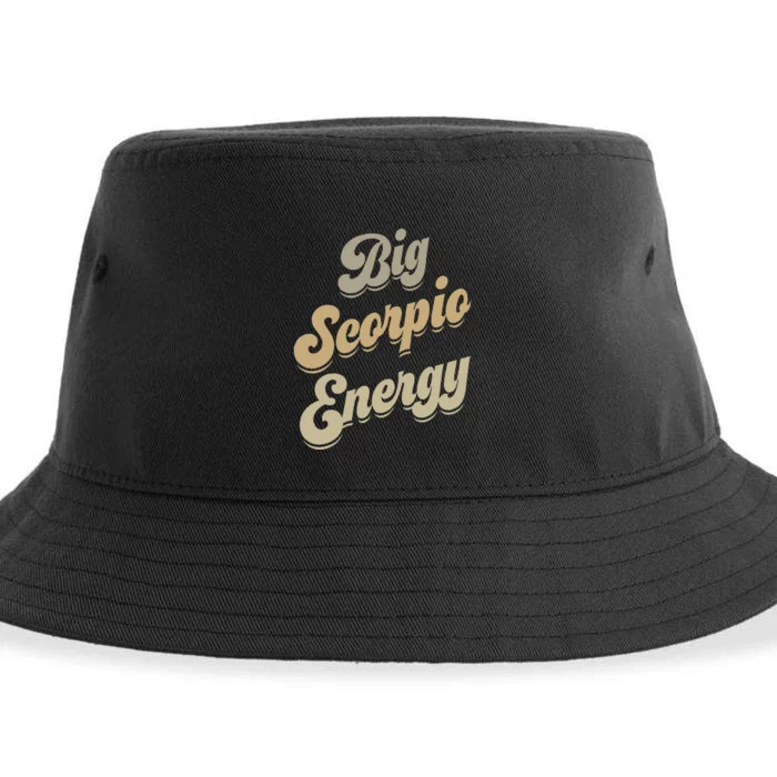 Big Scorpio Energy Scorpio  Astrology Zodiac Sign Sustainable Bucket Hat