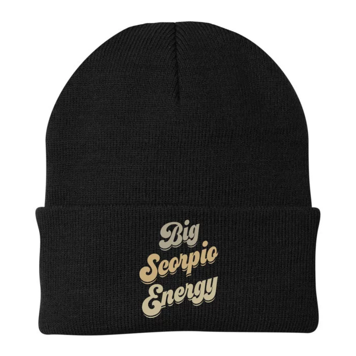 Big Scorpio Energy Scorpio  Astrology Zodiac Sign Knit Cap Winter Beanie