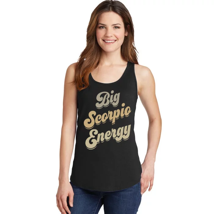 Big Scorpio Energy Scorpio  Astrology Zodiac Sign Ladies Essential Tank