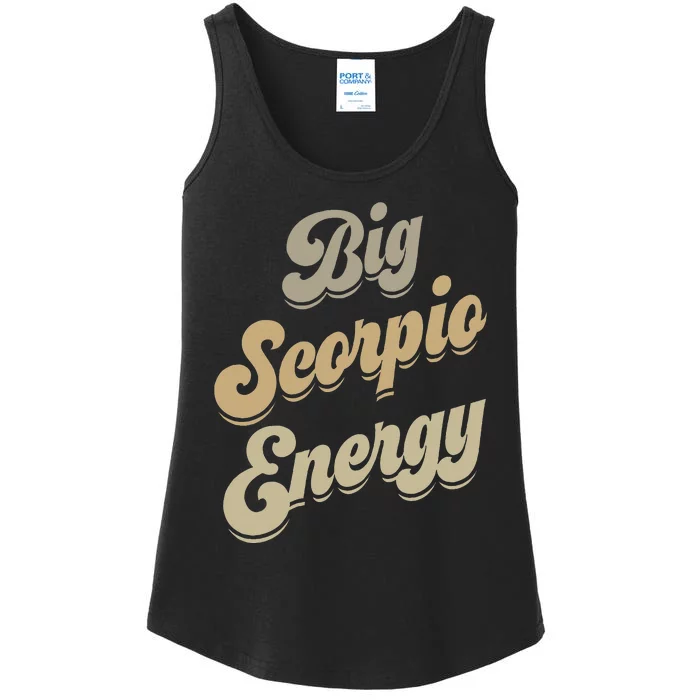 Big Scorpio Energy Scorpio  Astrology Zodiac Sign Ladies Essential Tank