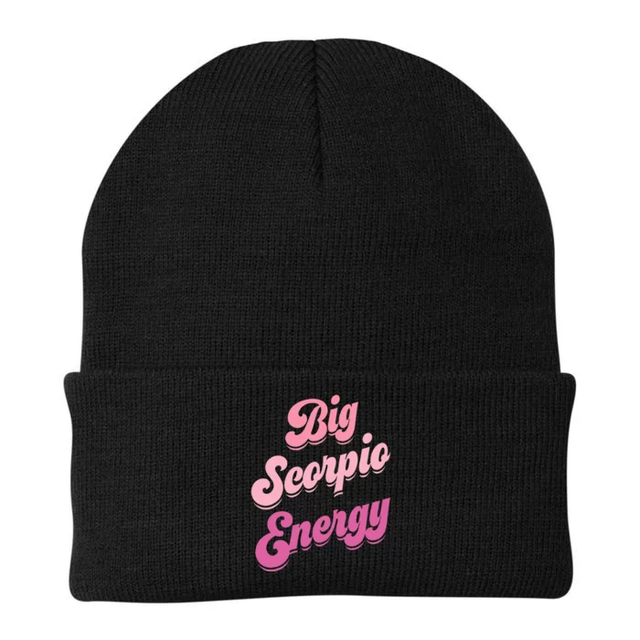 Big Scorpio Energy Scorpio Zodiac Sign Knit Cap Winter Beanie