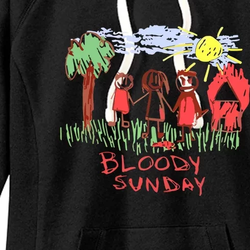 Bloody Sunday Earth Day Women's Fleece Hoodie