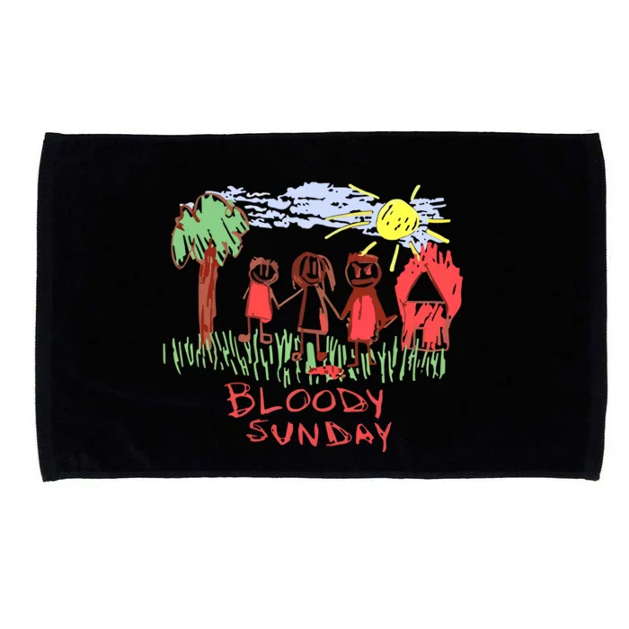 Bloody Sunday Earth Day Microfiber Hand Towel