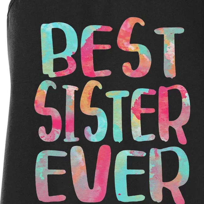 Best Sister Ever Mother's Day Women's Racerback Tank