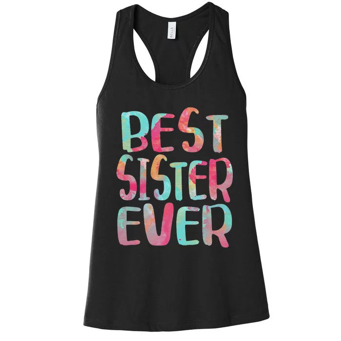 Best Sister Ever Mother's Day Women's Racerback Tank