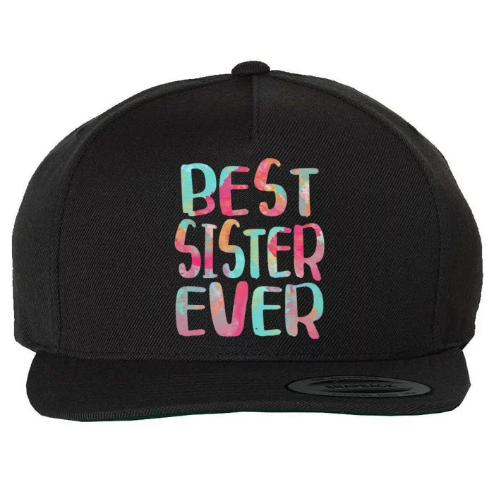 Best Sister Ever Mother's Day Wool Snapback Cap