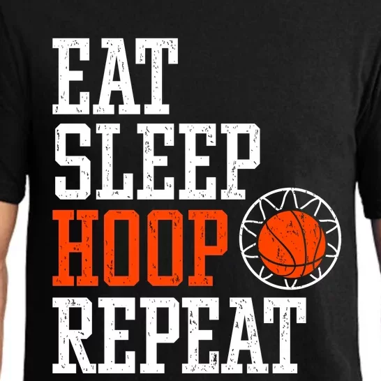 Basketball Saying - Eat Sleep Hoop Repeat Pajama Set