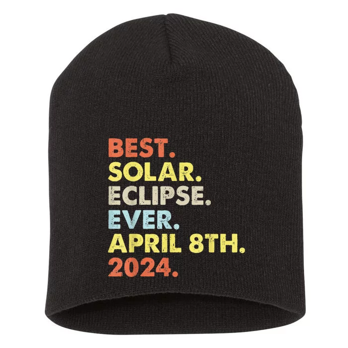 Best Solar Eclipse Ever April 8th 2024 Totality Astronomy Short Acrylic Beanie