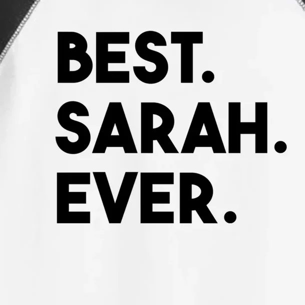 Best Sarah Ever Cute Personalized Name Great Gift Toddler Fine Jersey T-Shirt