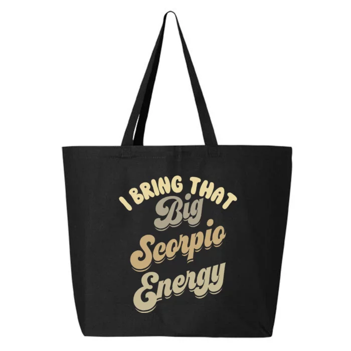 Big Scorpio Energy Astrology Zodiac Sign 25L Jumbo Tote