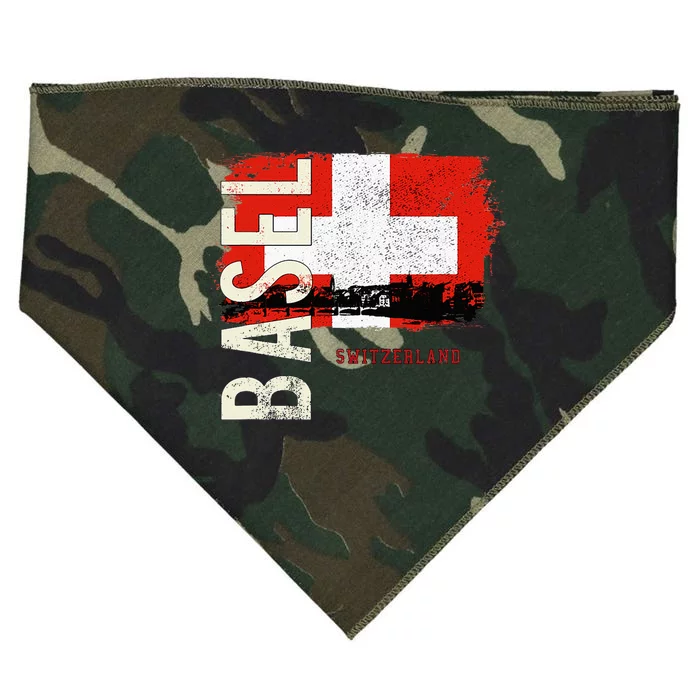 Basel Switzerland Europe USA-Made Doggie Bandana