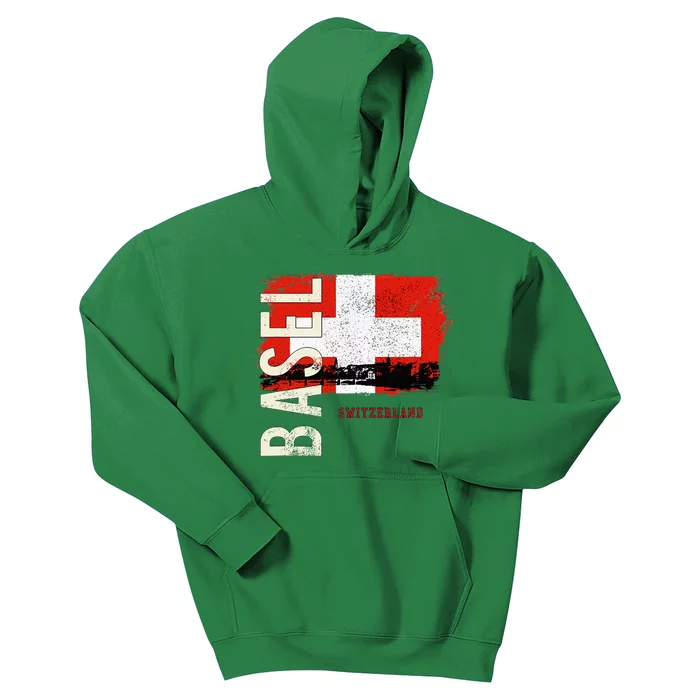 Basel Switzerland Europe Kids Hoodie