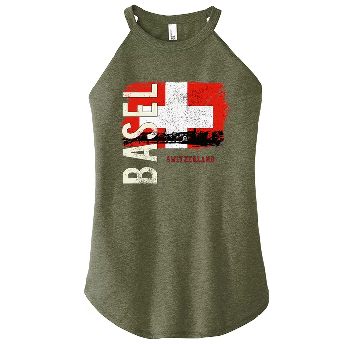 Basel Switzerland Europe Women’s Perfect Tri Rocker Tank