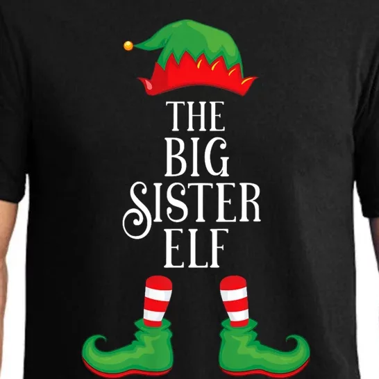 Big Sister Elf Matching Group Xmas Funny Family Christmas Pajama Set