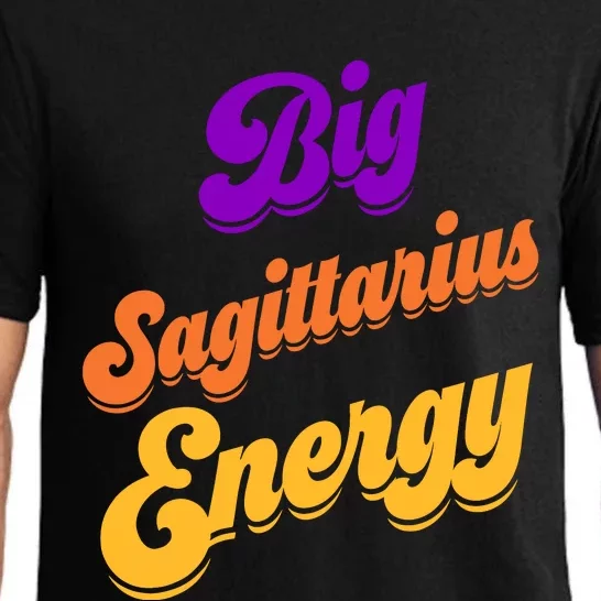 Big Sagittarius Energy Sagittariuss Zodiac Astrology Pajama Set