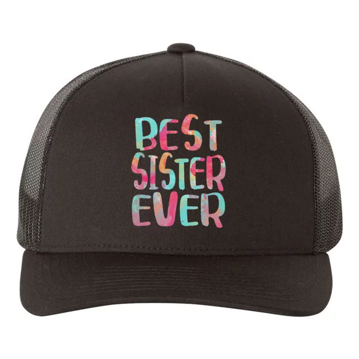 Best Sister Ever Mother's Day Yupoong Adult 5-Panel Trucker Hat