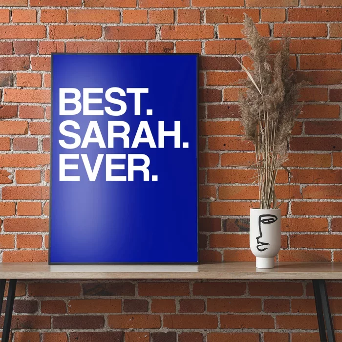 Best Sarah Ever Name Cool Gift Poster