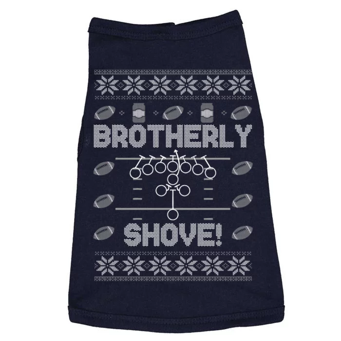 Brotherly Shove Eagles Nick Sirianni Ugly Christmas Sweater Doggie Tank