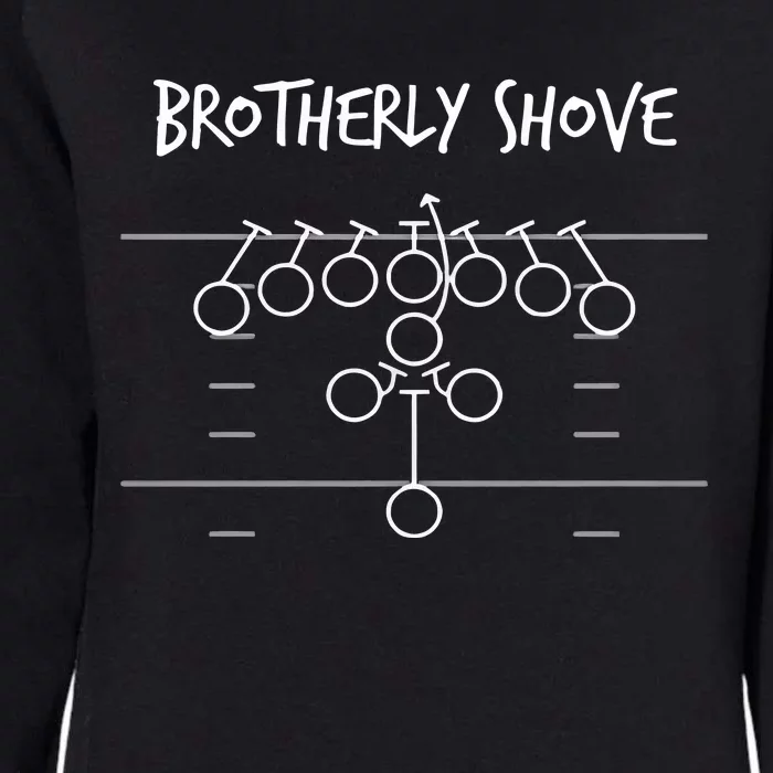 Brotherly Shove Football Mom Football Team Vintate Womens California Wash Sweatshirt