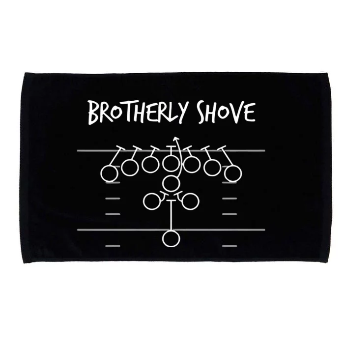 Brotherly Shove Football Mom Football Team Vintate Microfiber Hand Towel