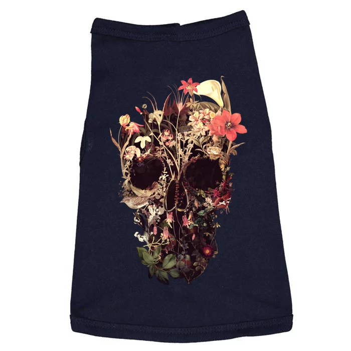 Bloom Skull Flower Doggie Tank