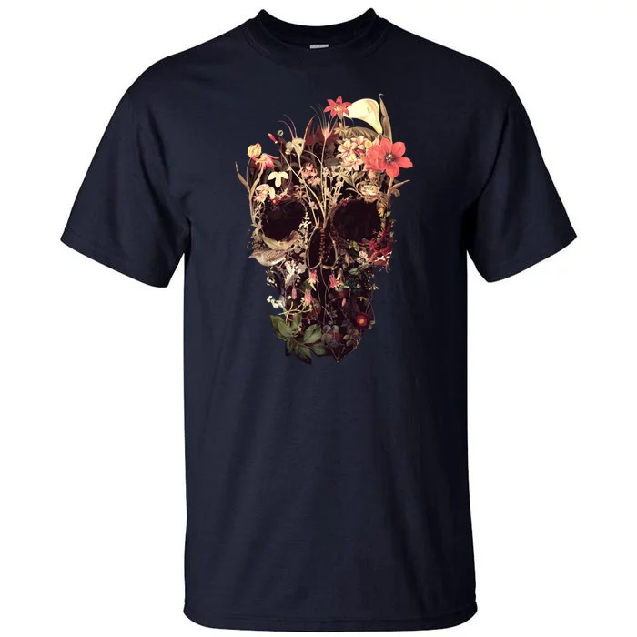 Bloom Skull Flower Tall T-Shirt