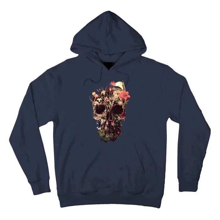 Bloom Skull Flower Tall Hoodie