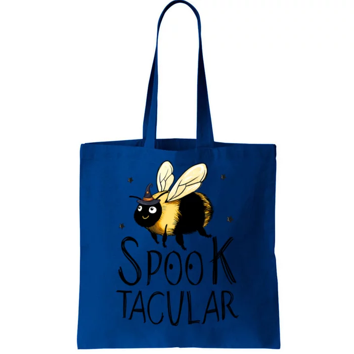 Bee Spooktacular Funny Bumble Bee Halloween Witch Gift Tote Bag