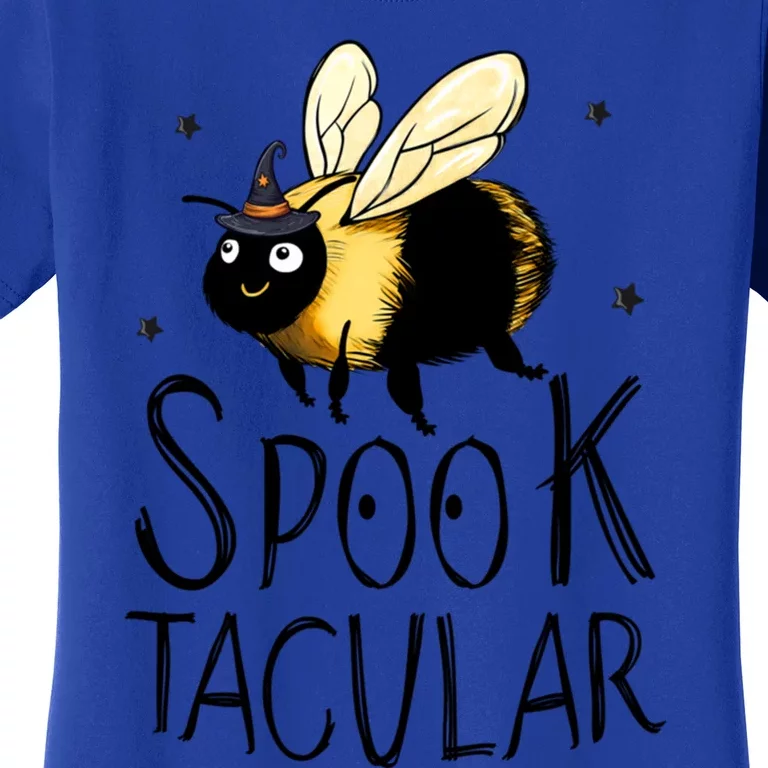 Bee Spooktacular Funny Bumble Bee Halloween Witch Gift Women's T-Shirt