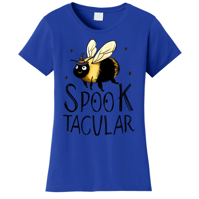 Bee Spooktacular Funny Bumble Bee Halloween Witch Gift Women's T-Shirt