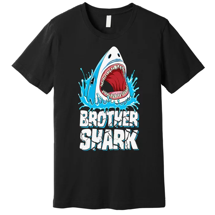 Brother Shark Family Matching Jawsome Gifts Premium T-Shirt