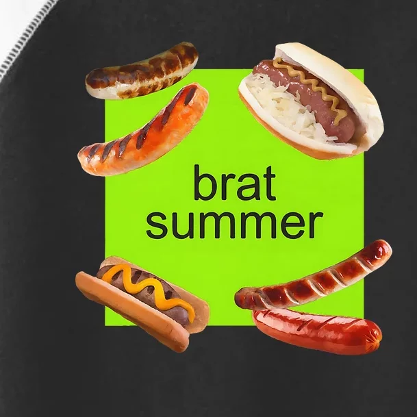 Brat Summer Funny Hot Dog Bratwurst Summer Toddler Fine Jersey T-Shirt