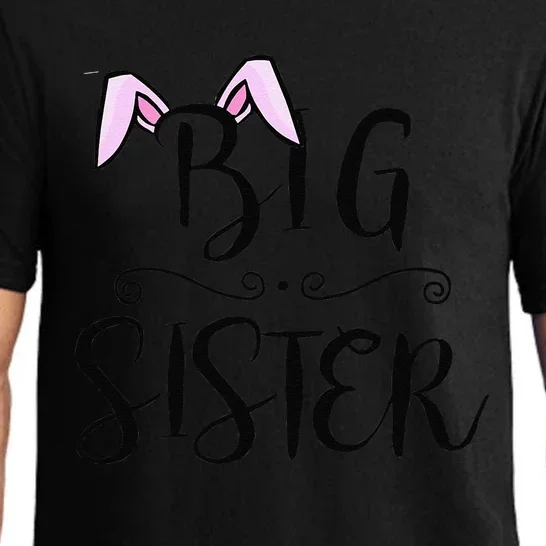 BIG SISTER FINALLY EASTER BUNNY BABY ANNOUNCEMENT Pajama Set