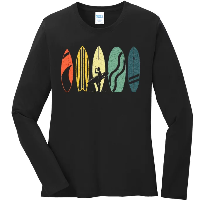 Best Surfboard For Surfing Surfer Surfboard Ladies Long Sleeve Shirt