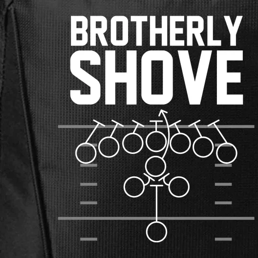 Brotherly Shove Football Fan City Backpack