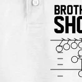 Brotherly Shove Football Fan Dry Zone Grid Performance Polo