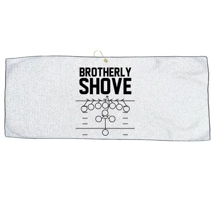 Brotherly Shove Football Fan Large Microfiber Waffle Golf Towel