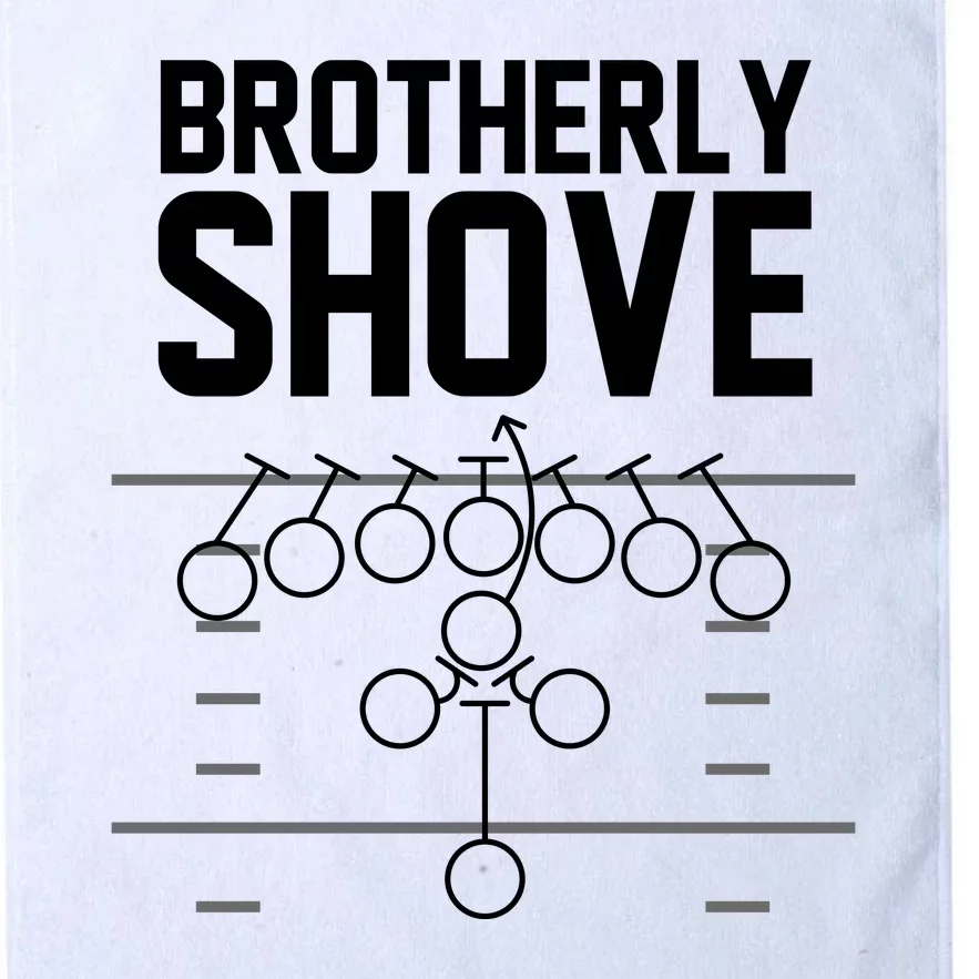 Brotherly Shove Football Fan Platinum Collection Golf Towel