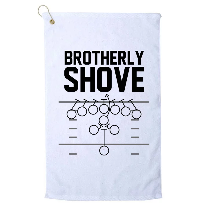 Brotherly Shove Football Fan Platinum Collection Golf Towel