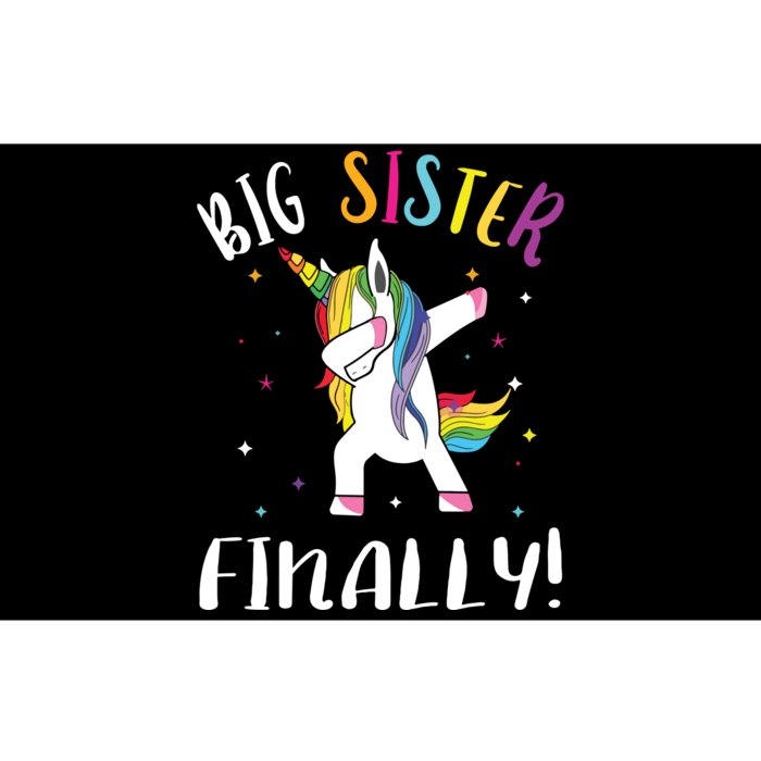 Big Sister Finally Unicorn Unicorn New Big Sister Bumper Sticker