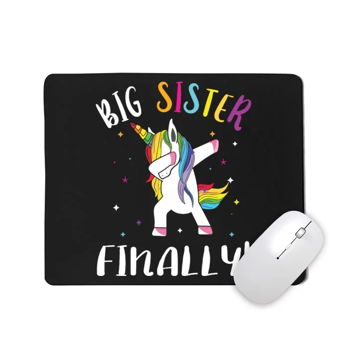 Big Sister Finally Unicorn Unicorn New Big Sister Mousepad