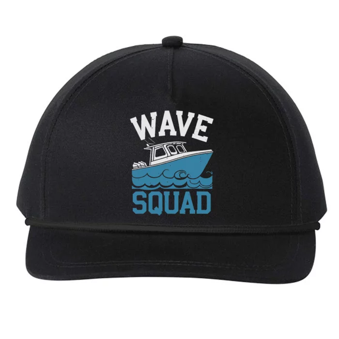 Boatman Squad Ferry Waterway Navigation Boatman Snapback Five-Panel Rope Hat