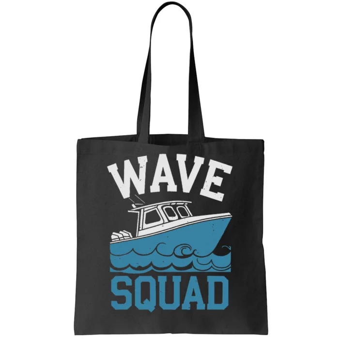 Boatman Squad Ferry Waterway Navigation Boatman Tote Bag