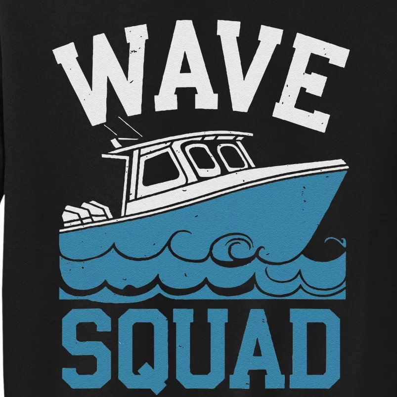 Boatman Squad Ferry Waterway Navigation Boatman Tall Sweatshirt