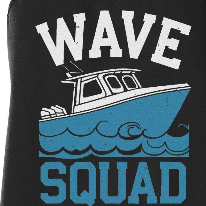 Boatman Squad Ferry Waterway Navigation Boatman Women's Racerback Tank