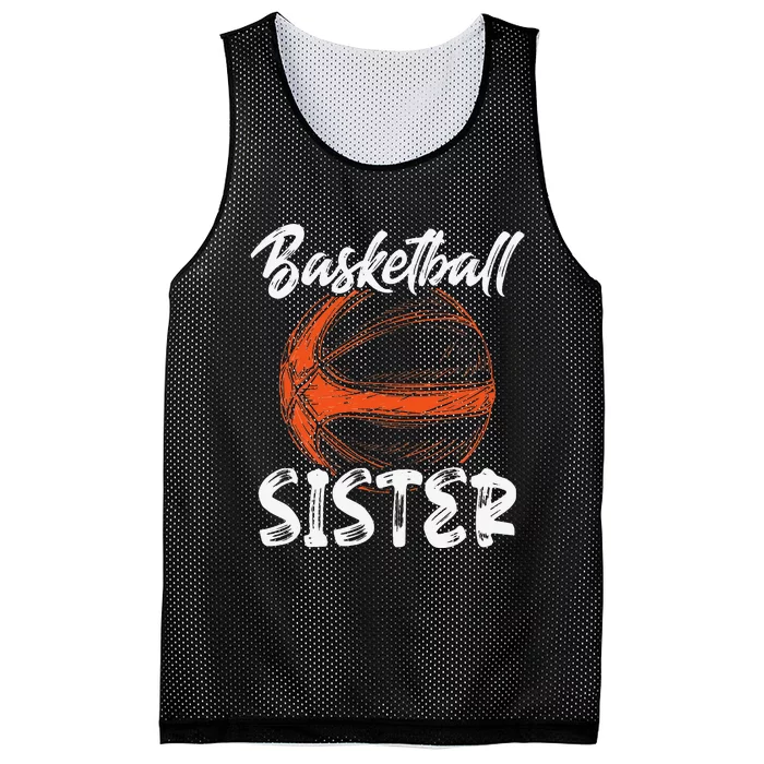 Basketball Sister  Family Matching Basketball Ballers Mesh Reversible Basketball Jersey Tank