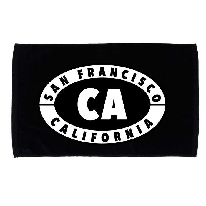 Badge San Francisco California Microfiber Hand Towel