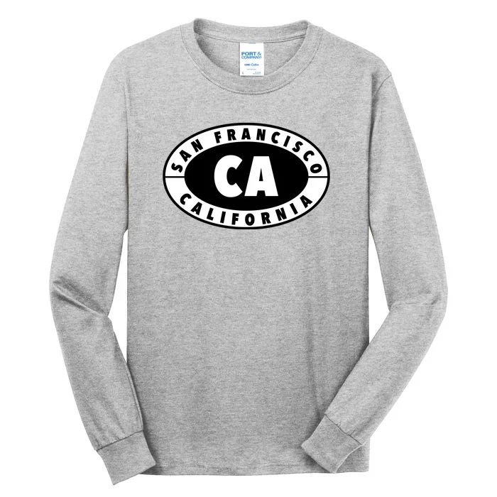 Badge San Francisco California Tall Long Sleeve T-Shirt