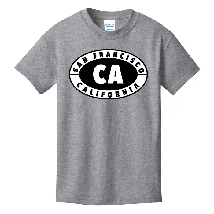 Badge San Francisco California Kids T-Shirt