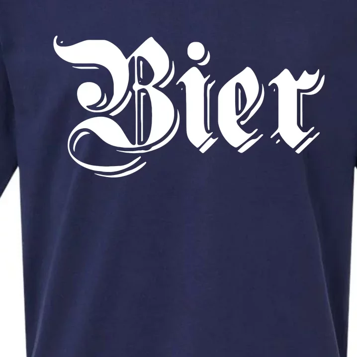 Bier Shirts Funny German Beer For Oktoberfest Sueded Cloud Jersey T-Shirt